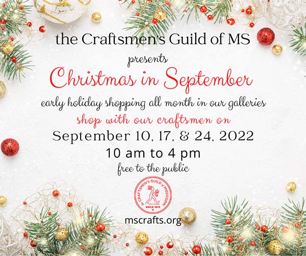Christmas in September Craft Show - Ridgeland, Mississippi