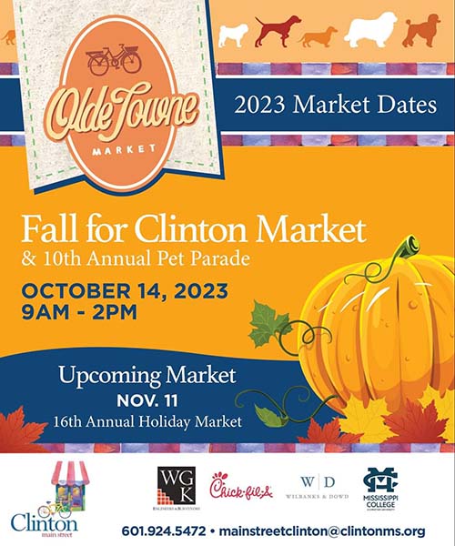 Fall for Clinton Market and Pet Parade - Clinton, Mississippi
