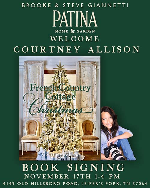 French Country Cottage Christmas Book Signing - Leiper's Fork, Tennessee
