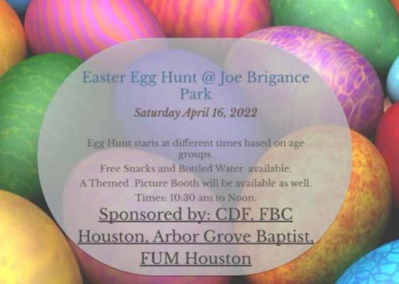 Houston Easter Egg Hunt - Houston, Mississippi