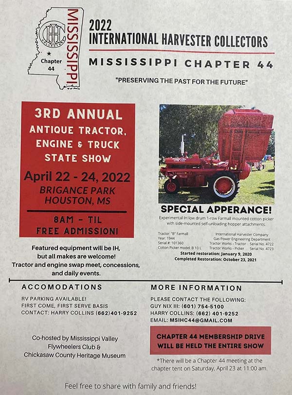 International Harvester Antique Tractor, Engine & Truck State Show - Houston, Mississippi