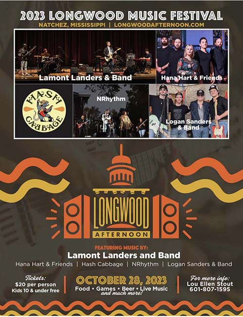 Longwood Afternoon Music Fest - Natchez, Mississippi