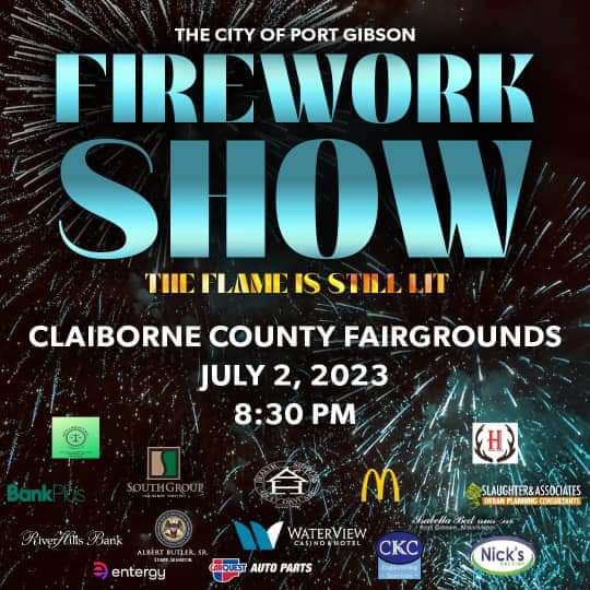 Port Gibson Fireworks Show - Port Gibson, Mississippi