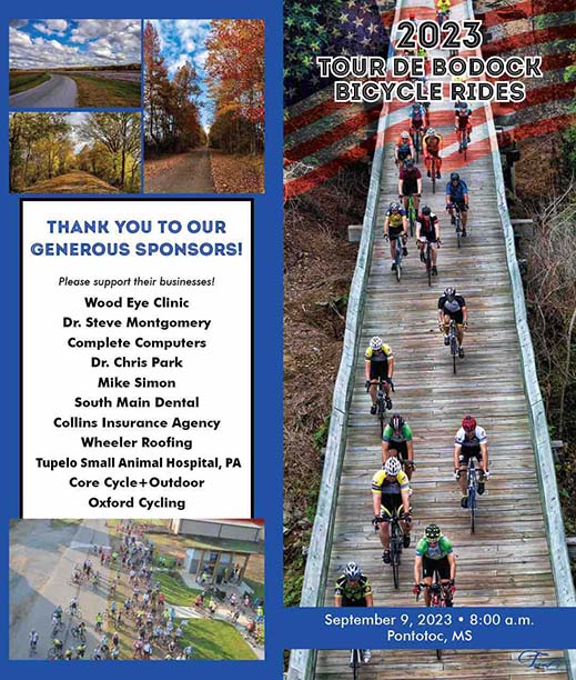 Tour de Bodock Bicycle Rides - Pontotoc, Mississippi