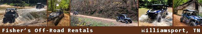 Fisher's Polaris Slingshot Rentals and SXS Rides/Tours - Williamsport, Tennessee