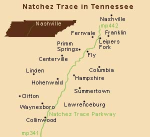 Natchez Trace in Tennessee