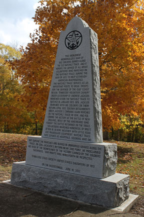 War of 1812 - Natchez Trace Fall Foliage Photo