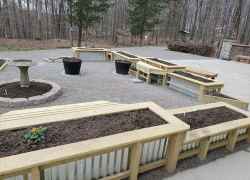 New garden area. Landscaped and planted - March 2023