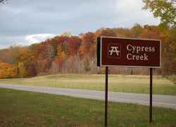 Fall foliage at Cypress Creek.