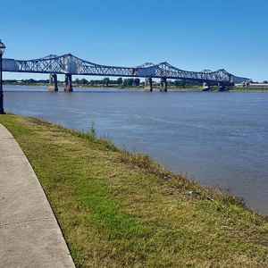 View of MS River from Natchez Under-the-Hill.