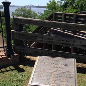 One of the historical markers along the trail.