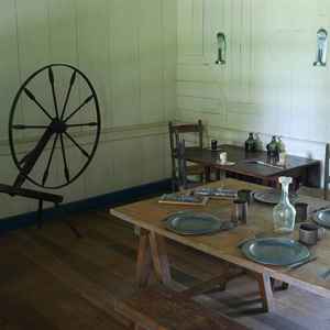 Visitors can view several rooms as they were in the early 1800s.