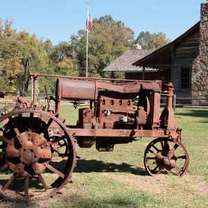 Antique Tractor at French Camp Historic Village