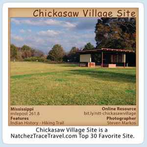 Chickasaw Village Site Stickers