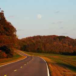 Driving north towards Nashville on a late October day from the Columbia/Centerville section of the Natchez Trace Parkway.