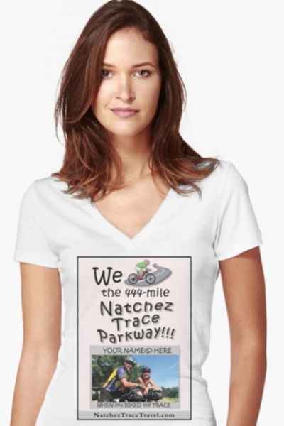 Women's Fitted V-Neck T-Shirt - White